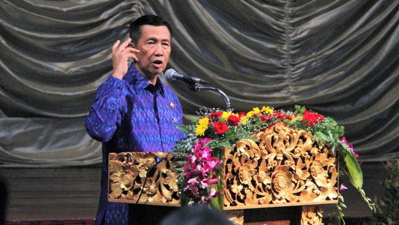 Sambutan Gubernur Bali Pada Pengukuhan PROF. DR. I GEDE ARYA SUGIARTHA, S.SKAR., M.HUM Sebagai Guru Besar Institut Seni Indonesia Denpasar