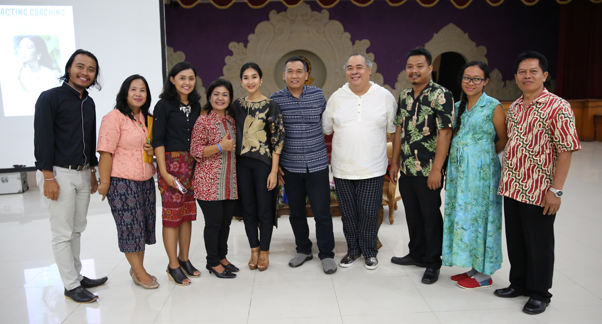 ACTING COACHING BERSAMA HAPPY SALMA PROGRAM STUDI TELEVISI DAN FILM, FAKULTAS SENI RUPA DAN DESAIN, INSTITUT SENI INDONESIA DENPASAR