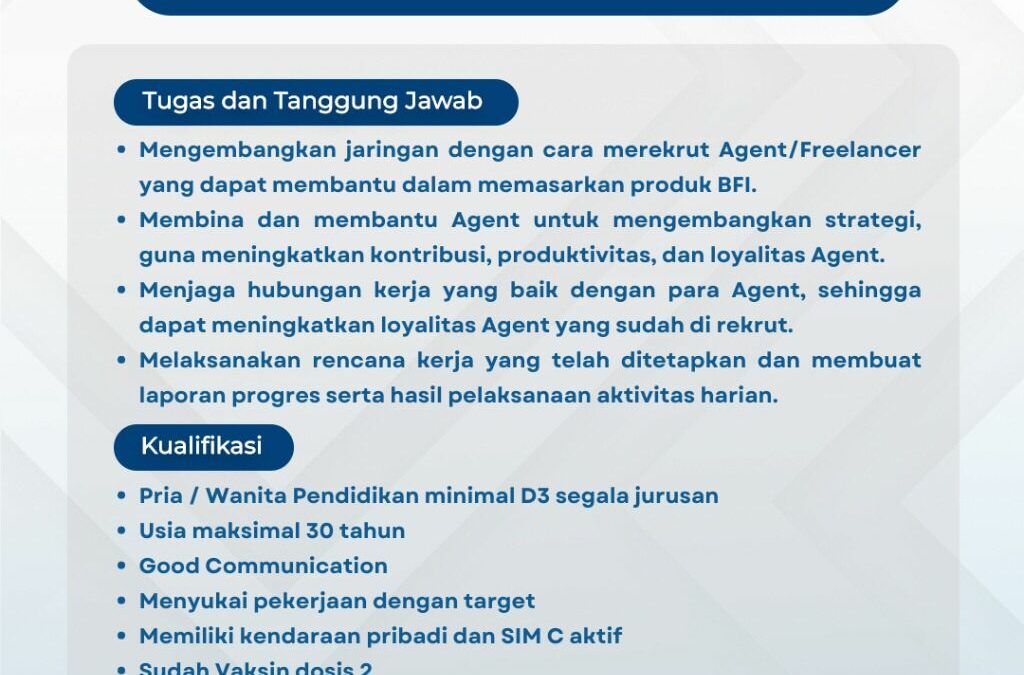 Marketing Agency BFI Finance – Buleleng