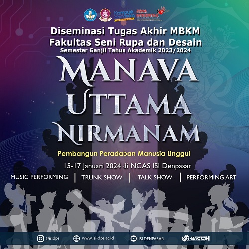 Fakultas Seni Rupa dan Desain Siap Gelar Diseminasi Tugas Akhir MBKM “Manava Uttama Nirmanam”