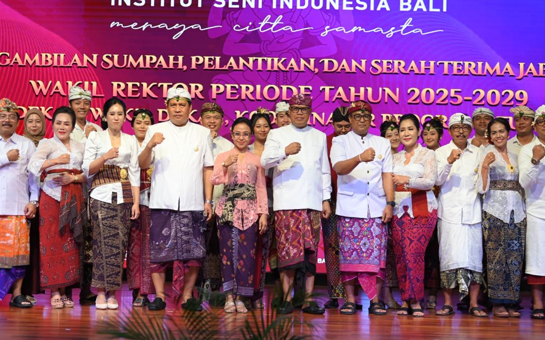 ISI Bali Gelar Pelantikan dan Pengambilan Sumpah Jabatan untuk Periode 2025–2029