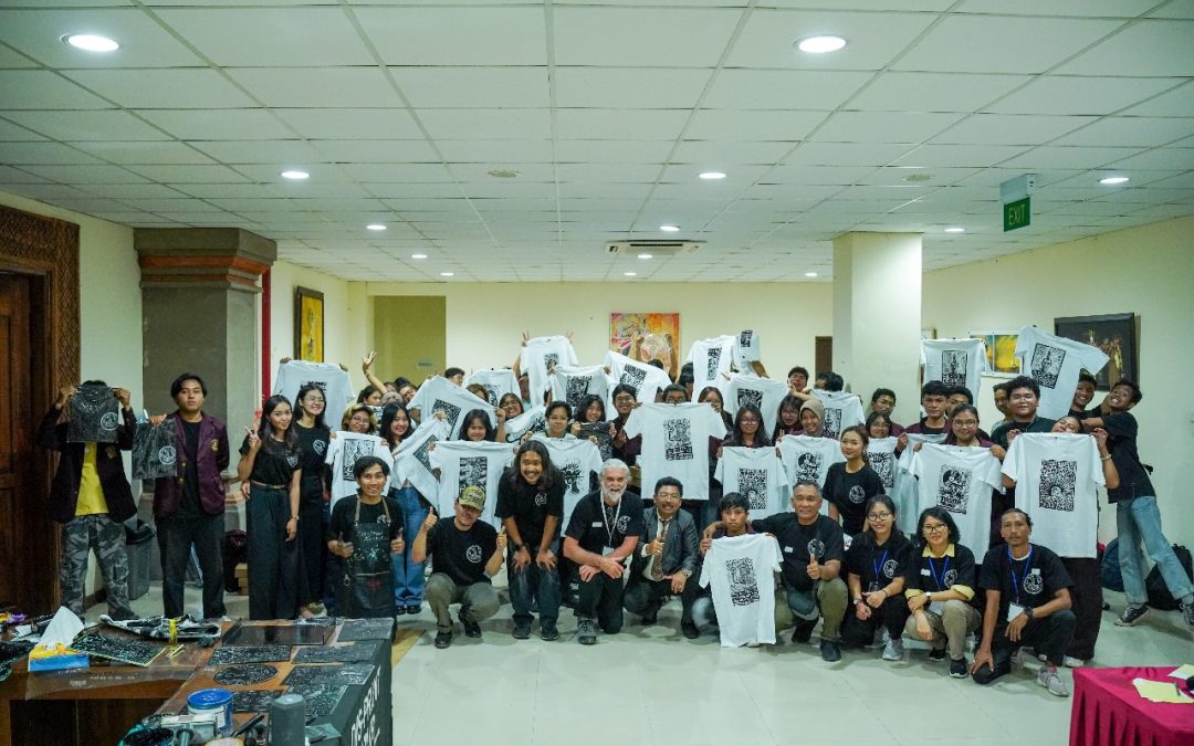 Mahasiswa ISI BALI Antusias Ikuti Workshop Cetak Grafis