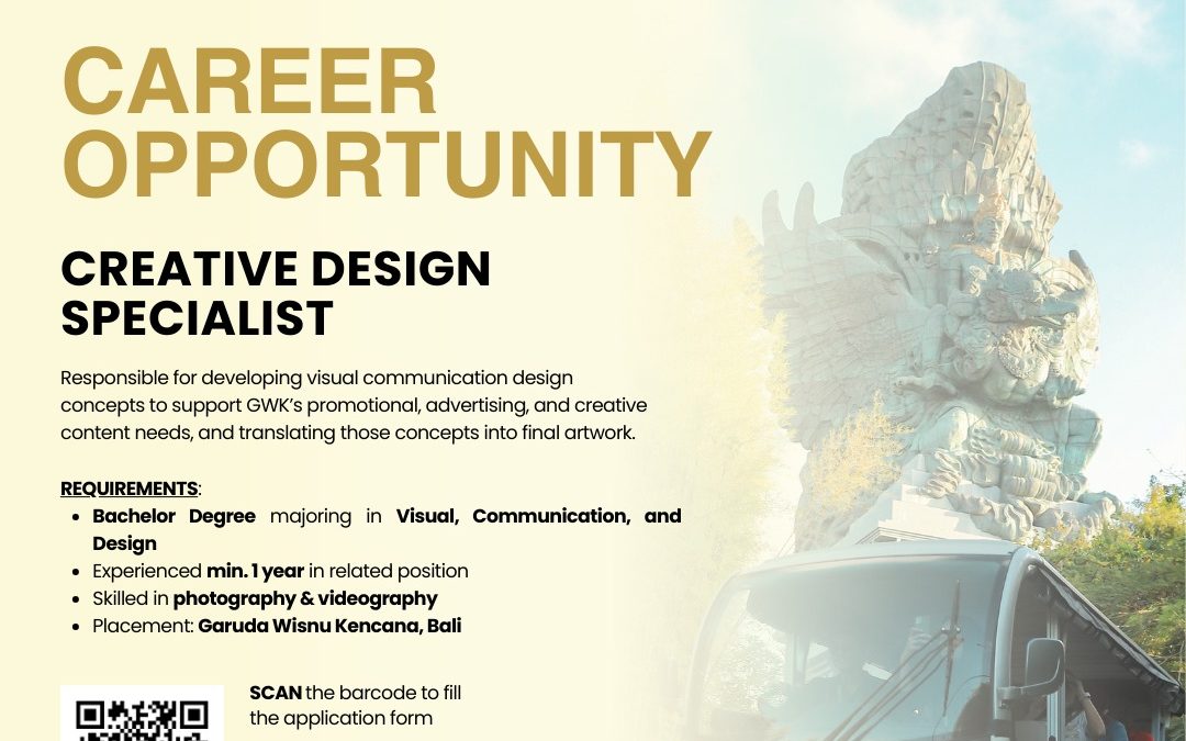 Creative Design Specialist GWK Cultural Park