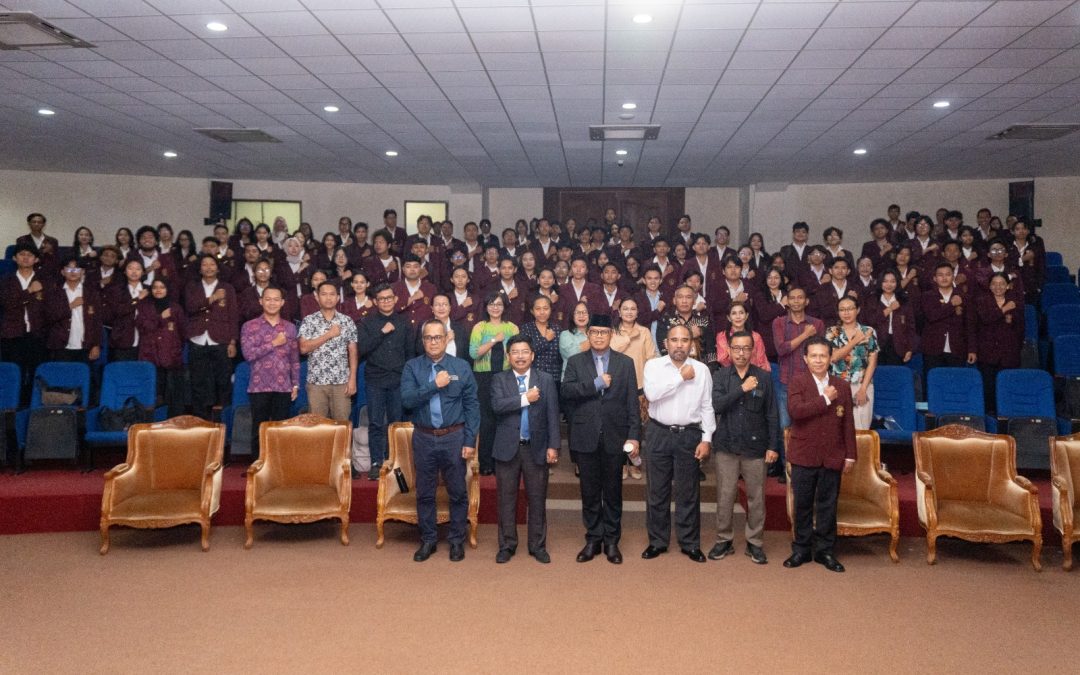 The Rector of the Indonesian Institute of the Arts Bali Inaugurates the Executive Boards of 29 Student Organizations