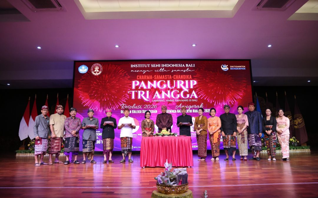Tri Angga ISI BALI Diresmikan, Pangurip Mantapkan Identitas Kelembagaan