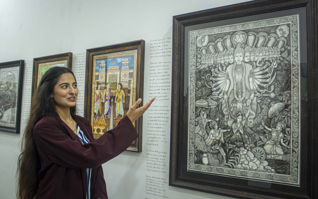 ISI Bali Fine Arts Students Disseminate Their Works through the “Tuai Tabur” Exhibition