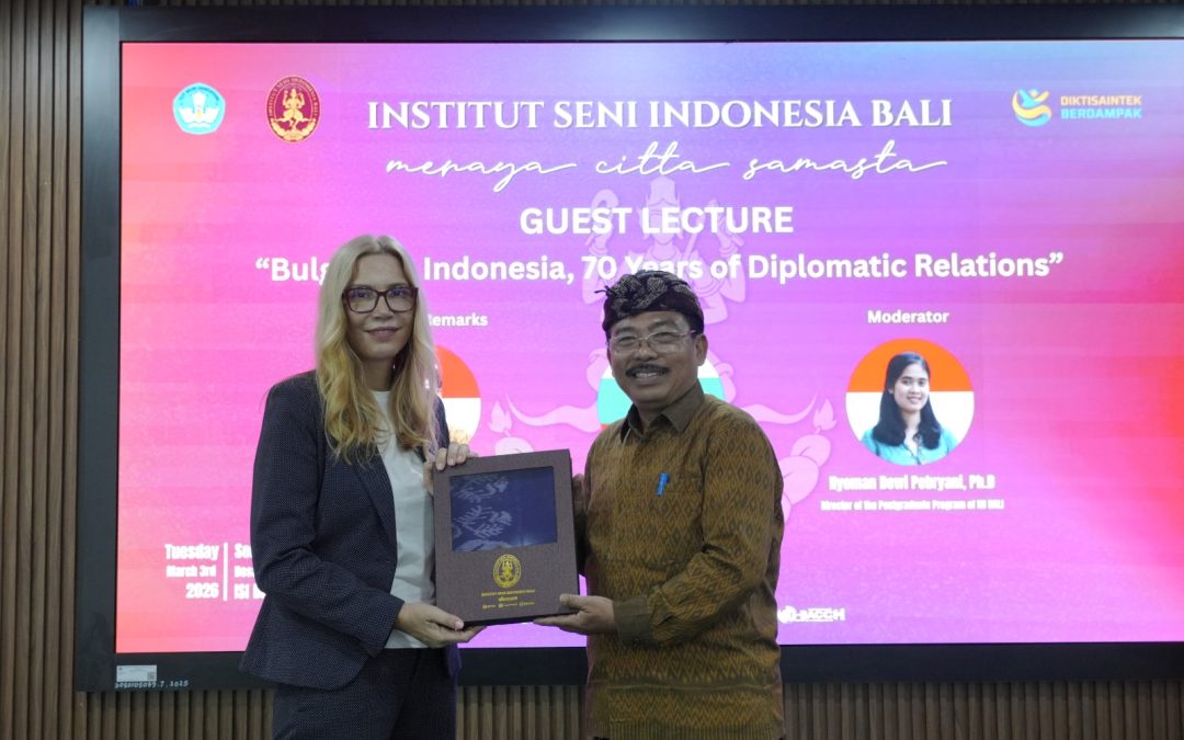 70 Tahun Hubungan Diplomatik, Dubes Bulgaria Hadir di ISI BALI