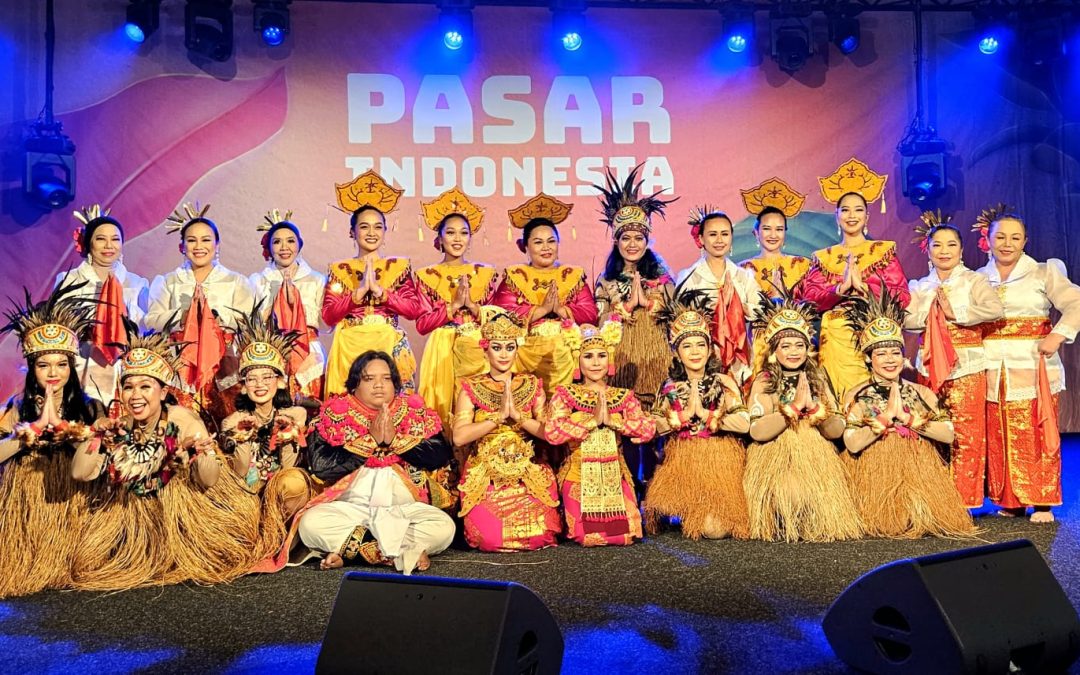 ISI Bali Nyolahang Tari Bali ring The Pasar Indonesia ring Belanda