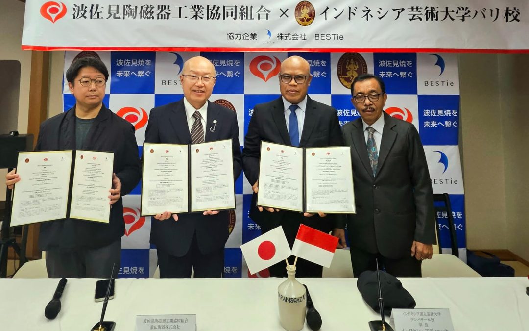 ISI BALI Signs MoU for an International Internship Program with the Ceramic Industry in Hasami, Japan