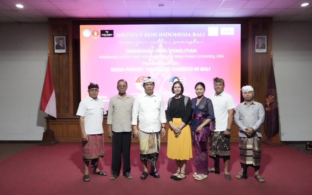 ISI BALI and Wake Forest University Produce Guna Pering: The Use of Bamboo in Bali